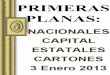 Primeras Planas Nacionales y Cartones 3 Enero 2012