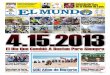 El Mundo Newspaper | No. 2116 | 04/18/13