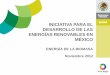 Iniciativa para el desarrollo de las energías renovables en México: Biomasa