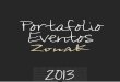 Zona K Portafolio Eventos 2013