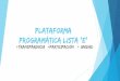 Plataforma Programática Lista E Colegio de Profesores Magallanes