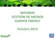 Informe de gestión Garper Energy - Image Press 2013