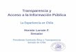 Hernán Larraín - Transparencia y Acceso a la Información Pública