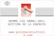Gestion de la energia ISO 50001 Prisma Consultoria