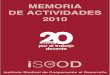 Memoria de actividades ISCOD 2010