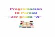 Programación III parcial 3er. grado "A"