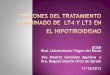 Opciones del Tratamiento combinaco con LT3 y LT4 en el tratamiento del hipotiroidismo