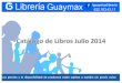 Librería Guaymax-Catálogo de libros julio 2014