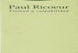 PAUL RICOEUR, Finitud y Culpabilidad