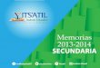 SECUNDARIA - MEMORIAS 2013-2014