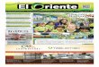 Periódico El Oriente Edición 52...Agosto de 2014