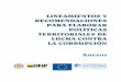 Anexos Lineamientos y recomendaciones para políticas territoriales de lucha contra la corrupción