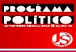 Programa Político - Juventudes Socialistas Pcia. de Santa Fe