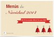 Menús de Navidad 2014 - Restaurante La Reina