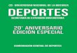 Revista de la Coord. Gral de Deportes de la UNLaM Edición Especial  20 ° Aniversario