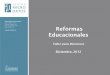 Reformas educacionales (fen universidad de chile)