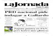 PRD nacional pide indagar a Gallardo