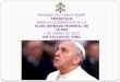 Mensaje del Papa Francisco para la Celebración de la XLVIII Jornada Mundial de la Paz