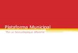 Plataforma municipal FMLN Sensuntepeque 2015 2018
