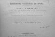 1883 Reglamento para el orden de las sesiones, ceremonial de la Corporación en actos públicos