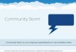 Community Storm - Presentación España