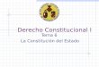 DERECHO CONSTITUCIONAL I (España).pps