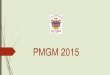 Presentación PMGM 2015 Municipalidad de San Felipe