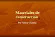 Tecnología de los Materiales (Materiales de construcción)