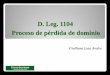 D. Leg. 1104 Proceso de Pérdida de Dominio