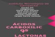 Ac. Carboxilicos y Lactonas