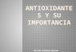 antioxidantes y su importancia