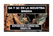 Qa y Qc en La Industria Minera