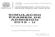 Simulacro de Examen de Admisi³n 2015-II- UNTELS
