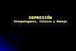 Depresión definición y clasificación