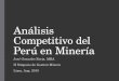 Análisis Competitivo Del Perú en Minería