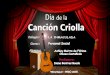 Dia de La Canción Criolla