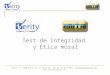 Test de integridad y ética moral