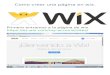 Como Crear Una Página en Wix