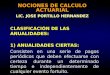 CLASIFICACIÓN DE LAS ANUALIDADES: NOCIONES DE CALCULO ACTUARIAL LIC. JOSE PORTILLO HERNANDEZ Consisten en una serie de pagos periódicos que deben efectuarse