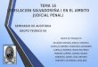 TEMA 16 LEGISLACION SALVADOREÑA ( EN EL AMBITO JUDICIAL PENAL) SEMINARIO DE AUDITORIA GRUPO TEORICO 04 GRUPO DE TRABAJO 05 BOLAÑOS BELTRAN, JESSICA VERONICA