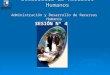 Desarrollo de Recursos Humanos Administración y Desarrollo de Recursos Humanos SESIÓN Nº 4