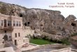 Yunak Evreli, Capadoccia, Turquía Hacia los siglos V y VI unas mil comunidades cristianas vivían en estos pagos, escarbando cavernas
