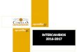 INTERCAMBIOS 2016-2017. Intercambios 2016-2017 Equipo de Intercambio Facultad de Ciencias Humanas y Sociales Dña. Nadia Rodríguez Ortega Vicedecana de