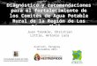 Diagnóstico y recomendaciones para el fortalecimiento de los Comités de Agua Potable Rural de la Región de Los Ríos, Chile Juan Trenkle, Christian Little,