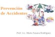 Prevención de Accidentes Prof. Lic. Marta Susana Rodríguez