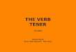 THE VERB TENER TO HAVE Marta Mayer River Dell Spanish – Fall 2012