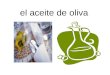 El aceite de oliva. el agua mineral aguado(a) las bebidas