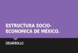 Estructura Socio-economica de México