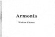 [Armonia] Walter Piston - Tratado de Armonía