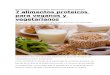 7 Alimentos Proteicos Para Veganos y Vegetarianos